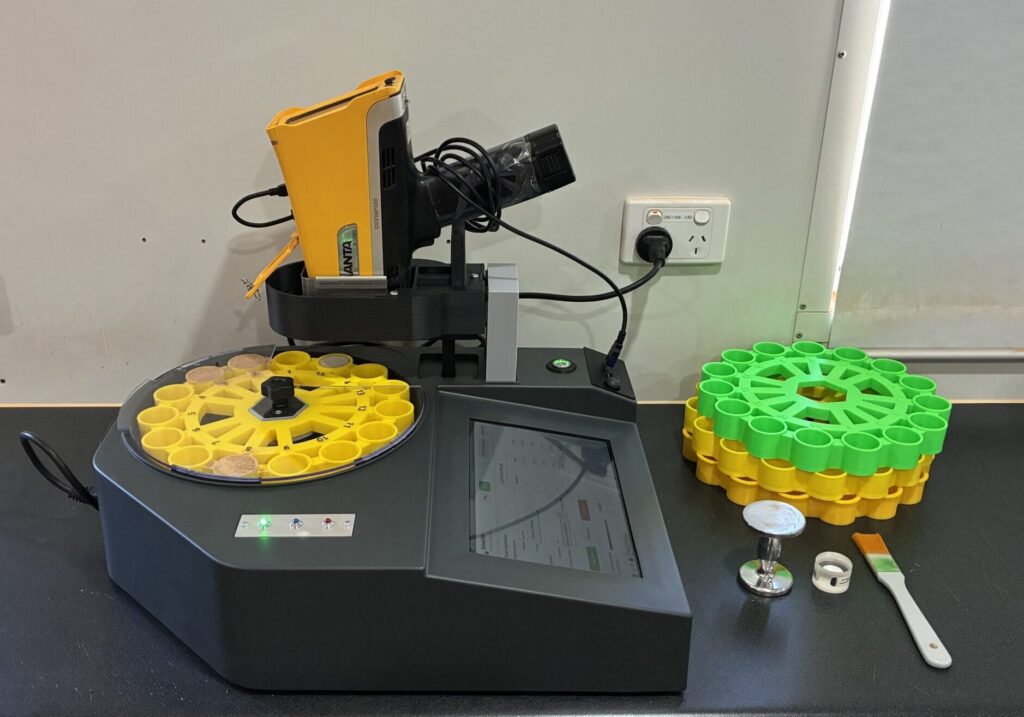 XSHOT360 Carousel XRF test stand